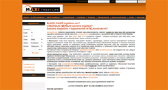 Desktop Screenshot of maxiingatlan.hu
