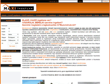 Tablet Screenshot of maxiingatlan.hu